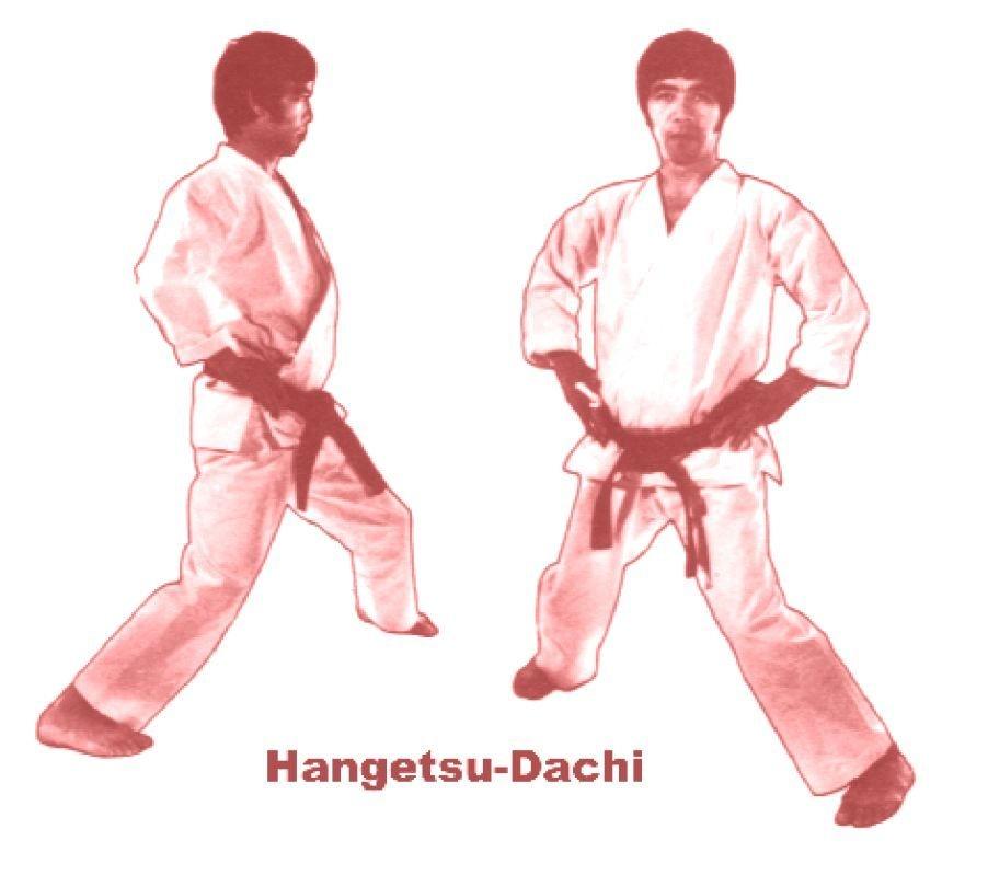 Hangetsu dachi